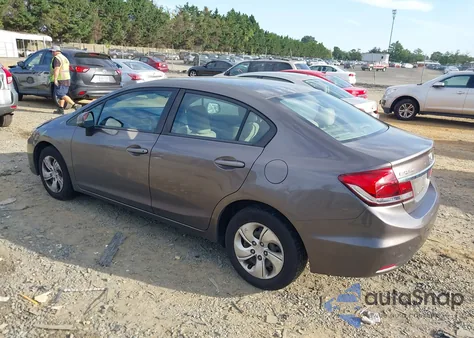 2013 Honda Civic Lx from USA, damaged, VIN 2HGFB2F59DH590401